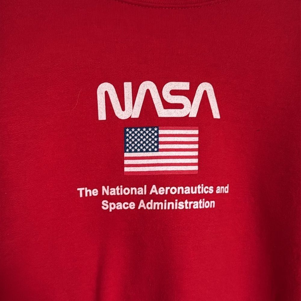 Red NASA Sweater crew neck XS - Picture 2 of 5